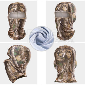 Masque facial pour la randonnée, la chasse en plein air, la pêche, le cyclisme, la course à pied, la protection solaire, 100% polyester, respirant, imperméable, anti-poussière, résistant au vent - Product Image 5