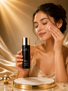 Tónico Hidratante para el Cuidado de la Piel Mediluxe, Loción Facial y Corporal Blanqueadora e Iluminadora, Glutatión Líquido para Todo Tipo de Piel, Estampado Dorado OEM - Product Image 3