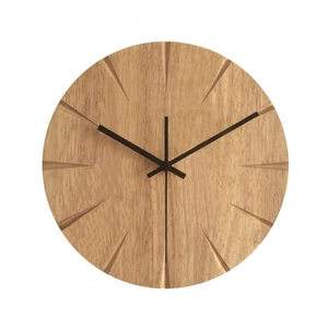 Modern Wooden Round <b>Wall</b> <b>Clock</b> with Quartz Movement Customizable Size for <b>Living</b> <b>Room</b> Home Decor - Product Image 3