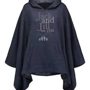 Sudadera con Capucha Oversize Jack and Jill para Mujer, Estilo Capa Casual, Holgada y Cómoda, Top de Moda - Product Image 1