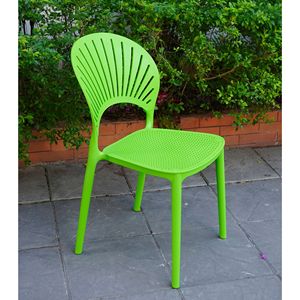 Silla de Comedor Apilable Moderna TM02 |   Silla de Café con Respaldo de Plástico PP Resistente para Restaurante de Lujo, Eventos, Banquetes, Patio y Jardín - Product Image 2