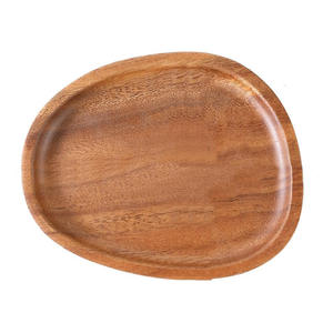 Plateau de service en bois de noyer de qualité supérieure planche de charcuterie en bois naturel pour Table à manger cuisine décor à la maison plateau en bois en gros - Product Image 3