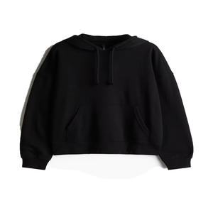 Sweat-shirts surdimensionnés personnalisés pour femmes en coton et fibre de bambou, décontractés, hiver-printemps, écologiques, respirants, coupe-vent, gaufrés - Product Image 1