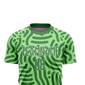 เสื้อฟุตบอลชุดกีฬาแบบแห้งเร็วเสื้อเจอร์ซีย์ฟุตบอลแบบสั่งทำ - Product Image 4