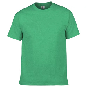 T-shirt en coton biologique de haute qualité pour homme, écologique, 100 % coton, coupe classique, logo frontal, tissu jersey 220g, vierge, vente en gros - Product Image 6