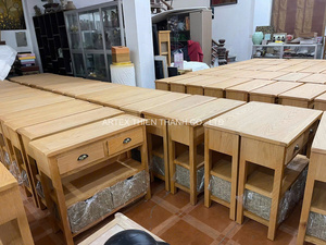Meuble de rangement en bois blanc au charme rustique avec 4 tiroirs en jacinthe d'eau naturelle tressée, organisateur autoportant pour la maison - Product Image 5