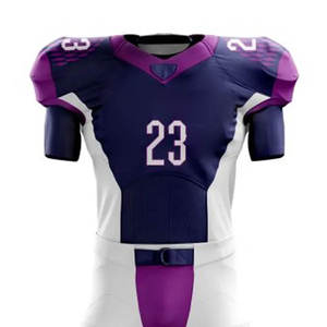 2026 New Latest Design American Football Uniform and With Custom Logo Quick Dry 100% Polyester American Football Uniform - Product Image 4