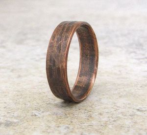 Traditional <b>Copper</b> Ring with Unique Handmade Finish Suitable for Daily Wear Religious Functions and Celebrations - Product Image 1