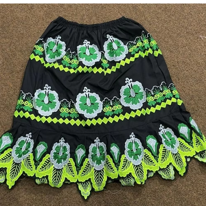Pacific Island Clothing Custom Mumu New Girls Dress Polynesian Hawaiian Samoa Club Children's <b>elastic</b> Sleeve Dress Full <b>Skirt</b> - Product Image 2