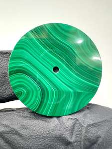 Esfera de Reloj de Malaquita Natural de 31.50mm, Corte Plano, 1.50mm de Grosor, Marca K Gems, Esfera Suelta para Fabricación de Relojes - Product Image 2