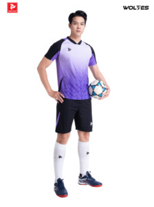 Conjunto de Camiseta de Fútbol de Poliéster 100% de Alta Calidad para JP, Cuello Redondo, Manga Corta, Secado Rápido, Transpirable, Colores Personalizados, Transferencia Térmica - Product Image 5