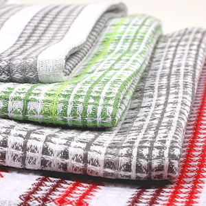 Reliable Organic Waffle Weave Cotton <b>Kitchen</b> Towels Lint-Free for Dish Cleaning & Everyday Use at Price - Product Image 1