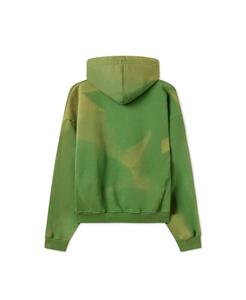 Sweat à capuche personnalisé vert tie-dye, fabricant OEM, coton, polyester, molleton, unisexe, streetwear, export en gros, qualité usine - Product Image 2