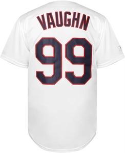 Camiseta de Béisbol Personalizada para Hombre, Transpirable, de Malla, Cuello en V, con Botones, Manga Corta, Número 99, Uniforme de Poliéster - Product Image 2