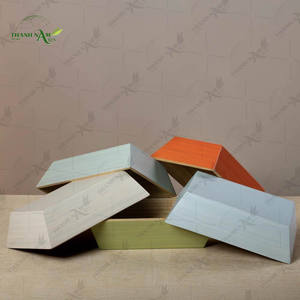 Bandeja de Almacenamiento de Bambú Tejido, Bandeja Organizadora de Bambú Ecológica Hecha a Mano para Uso en el Hogar y la Cocina - Product Image 3