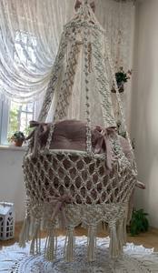 Macrame Hangesessel,<b>Hanging</b> <b>chair</b>,Macrame <b>hanging</b> swing,Macrame patio swing,Macrame garden - Product Image 2
