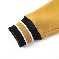 Sweat-shirt à col rond en chenille Alpha Gold Crest personnalisé pour les vêtements universitaires, vente en gros, OEM, logo personnalisé, fourniture pour les vêtements d'université