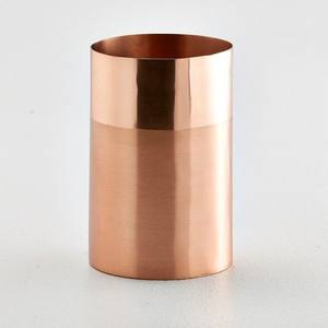 Pot de fleurs en métal martelé de luxe avec support en fer pour la décoration du salon, du jardin et du balcon - Product Image 3