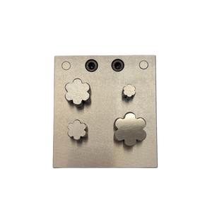 Juego de 4 Cortadores de Disco con Forma de Flor, Cortadores de Disco de Acero Endurecido para Joyería, Herramientas para Orfebres |   GS589M-01 - Product Image 1