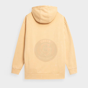 Sweat-shirt à capuche épais pour homme en molleton de coton brossé, coupe décontractée, idéal pour la mode urbaine et le confort quotidien - Product Image 4