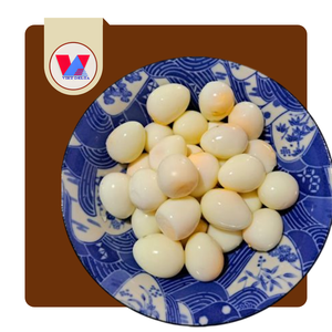Huevos de Codorniz Enlatados al por Mayor de Alta Calidad, Ecológicos, en Salmuera, Cocidos y Pelados, Listos para Comer, para Catering de Sopa Hotpot Asiática - Product Image 1