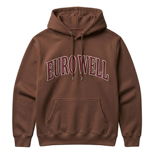 High Quality Custom Puff Print Geometric Mesh <b>Gothic</b> Streetwear Hoodie Oversized Heavyweight Cotton Fleece Unisex Wear Hoodie - Product Image 2