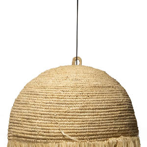 Abat-jour suspendu en rotin vintage fait main de haute qualité, design moderne, écologique, décoration intérieure - Product Image 4