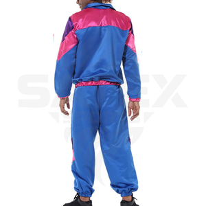 Chándal de nailon con paneles de color personalizado, ligero, oversize, estilo jogger, cortavientos - Product Image 5