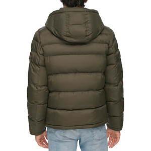 Wholesale Clothing Supply <b>Men</b> Winter Puffer <b>Jacket</b> With Adjustable Hood And Secure Zip Pockets For Outdoor Casual Activities - Product Image 4