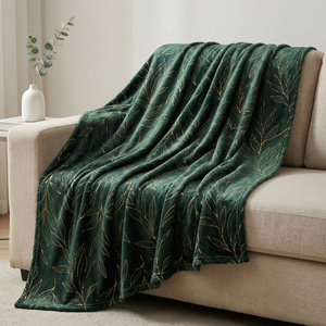 Wholesale Bulk Flannel Baby Swaddle and Receiving Blankets Custom Hotel Logo for Newborn Infant Nursery and Guest Room Supply - Product Image 1