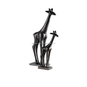 Esculturas de jirafa pequeñas y grandes Estatua de animal decorativa para el hogar y la Oficina Venta caliente Objetos de aluminio sólido Los mejores precios - Product Image 1
