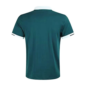 Polo de Punto de Manga Corta para Hombre, Color Sólido, Casual, con Diseño de Bolsillo, Verde - Product Image 2