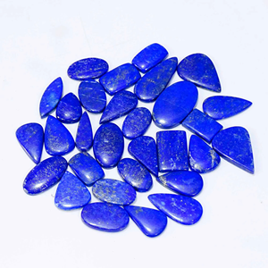 High Quality Natural Lapis Lazuli Cabochon Loose Quartz Mixed Shape and Size 4-15 Gram 10-60mm for Jewelry Making - Product Image 3