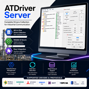 ไดรเวอร์การสื่อสาร PLC อุตสาหกรรมสำหรับ SCADA และ IIoT |   เซิร์ฟเวอร์ ATDriver - Product Image 1
