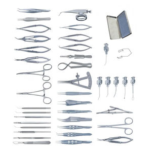 ชุดผ่าตัดตาไมโครสำหรับการสอดใส่และดึงกระจกตาแบบแมนนวลคุณภาพสูง ผลิตจากสแตนเลส ได้รับการรับรองมาตรฐาน CE ระดับ II Dentric - Product Image 1