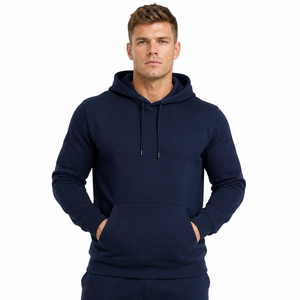 100% Cotton <b>Men</b> Pullover Hoodie Regular Fit <b>Men</b> <b>Hooded</b> Sweatshirt Eco-Friendly Causal Hoodies <b>Men</b> Front Pocket <b>Hooded</b> Sweat <b>Top</b> - Product Image 1