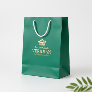 Bolsa de Papel Blanca Reciclable y Ecológica Hecha a Mano en Vietnam para Empaque de Supermercado, Bolsa de Compras Laminada de Lujo Personalizada - Product Image 3