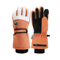 Gants chauffants tactiles d'hiver avec contrôle de température à 3 niveaux pour la conduite hivernale, le cyclisme, le ski et l'alpinisme