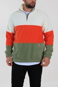Sweat-shirt à capuche imperméable pour homme, à blocs de couleur, manches régulières, séchage rapide, respirant, pour l'automne - Product Image 2