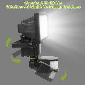 IP65 Waterproof 120 <b>LEDs</b> Solar Flood <b>Lights</b> Outdoor Wall Lamps 180 Degree Illumination 120 Degrees <b>Motion</b> <b>Sensor</b> 120 Lamps - Product Image 5