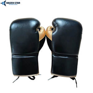 Gants de boxe en PU pour le kickboxing et l'entraînement MMA - Respirants, anti-humidité, protection anti-UV, fermeture réglable à scratch - Product Image 6