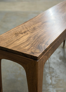 โต๊ะคอนโซลไม้สีน้ำตาลธรรมชาติ สไตล์อินดัสเทรียล ทำจากไม้มะม่วงแท้ สำหรับห้องนั่งเล่นหรือทางเดิน - Product Image 3