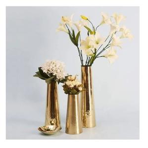 Jarrón Redondo de Aluminio Hecho a Mano, Diseño Art Deco, para Decoración del Hogar, Bodas y Navidad, con Estilo, Jarrón de Piso - Product Image 1