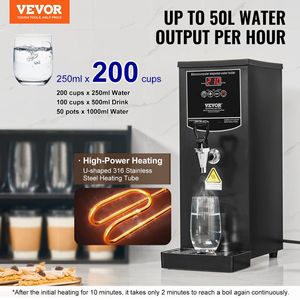 เครื่องจ่ายน้ำร้อนไฟฟ้าหม้อต้มน้ำสแตนเลส10L เชิงพาณิชย์เครื่องจ่ายเครื่องดื่มระดับพรีเมี่ยม - Product Image 2