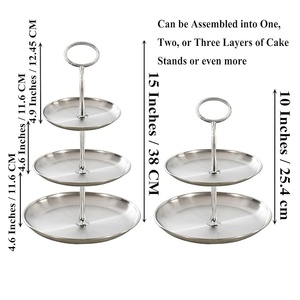 saleem international Direct Factory <b>Supply</b> Portable <b>Cake</b> Stand for Outdoor Events Parties and Birthday Celebrations Available - Product Image 4