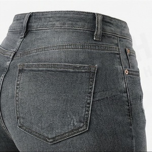 Shorts en jean pour femmes, taille large, en coton, style décontracté estival, couleur personnalisable, vêtements uniques - Product Image 5