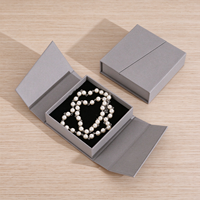 Boîtes en papier rigides personnalisées avec logo, emballage pour bijoux, boîte à double ouverture pour bagues, boucles d'oreilles, colliers, petites séries