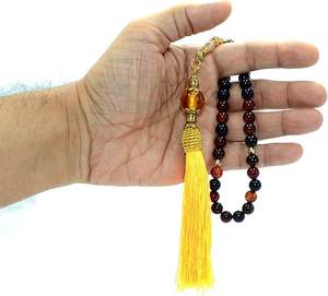 ลูกปัดทำด้วยมือ tasbeeh สำหรับช่างฝีมือที่มีจริยธรรมผลิตภัณฑ์ลูกปัด tasbeeh สำหรับการนมัสการในชีวิตประจำวันและการอธิษฐานอย่างสันติ - Product Image 2