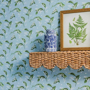 Étagère murale en osier naturel, artisanat vietnamien, décoration rustique bohème pour la maison, étagère légère et durable, design élégant, OEM ODM - Product Image 5