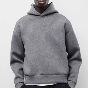 Sudadera con Capucha Extra Grande de Lujo para Hombre, 450 g/m², 100% Algodón, Forro Polar, Diseño con Cremallera, Forro Sólido, Ropa Urbana Personalizada - Product Image 6